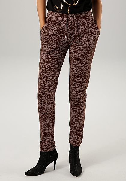 Aniston CASUAL Schlupfhose mit Glitzerfäden verzierter günstig online kaufen