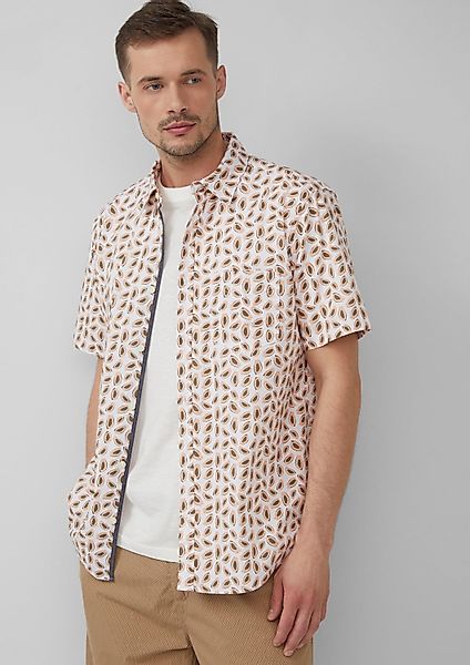 s.Oliver Kurzarmhemd Hemd Regular Fit: Gemustertes günstig online kaufen