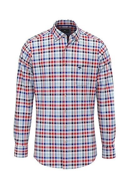 FYNCH-HATTON Karohemd mit Logo Stickerei günstig online kaufen