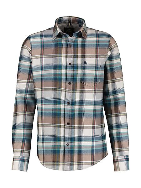 LERROS Karohemd mit Logo Stickerei günstig online kaufen