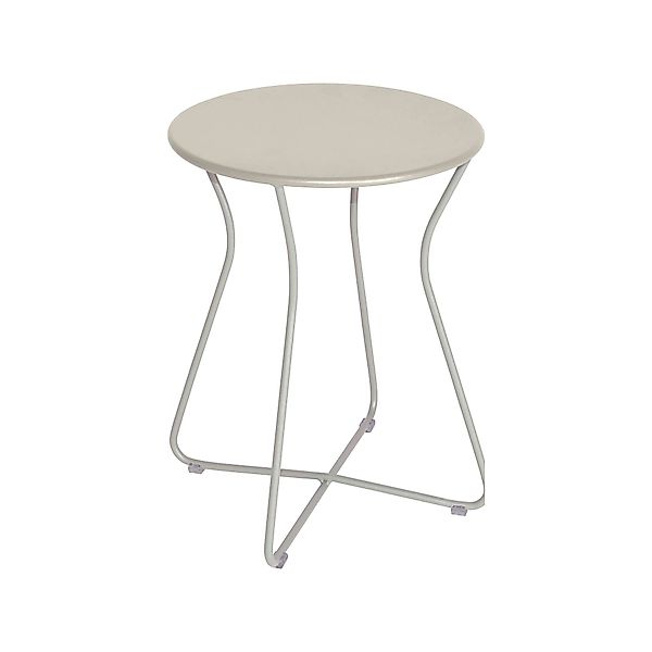Cocotte Outdoor Hocker / Beistelltisch Lehmgrau günstig online kaufen