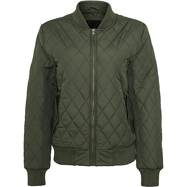 URBAN CLASSICS Bomberjacke Urban Classics Damen Ladies Diamond Quilt Nylon günstig online kaufen