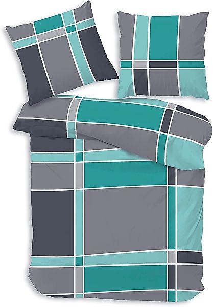 soma Bettwäsche Bettbezug 135x200 80x80 kariert günstig online kaufen