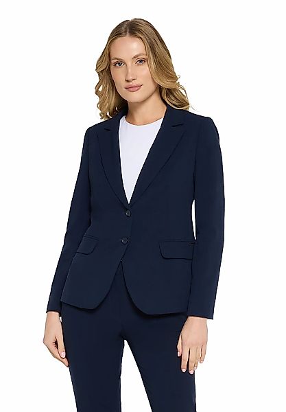 Betty&Co Longblazer "Damen mit Taschen" Druckfutter günstig online kaufen