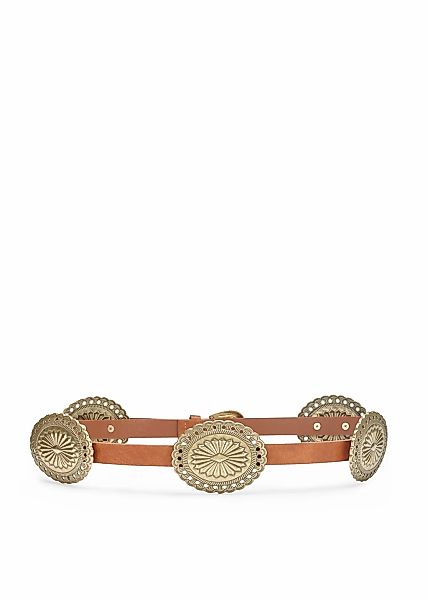 LASCANA Taillengürtel Schmuckgürtel Gürtel, Bauchgürtel, Westerngürtel, Cow günstig online kaufen
