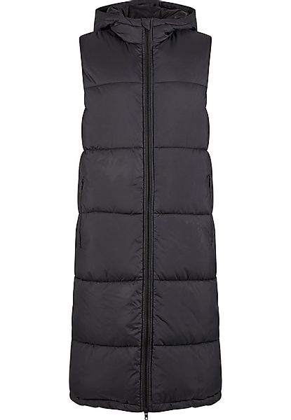 URBAN CLASSICS Steppweste "Urban Classics Ladies Long Hooded Puffer Vest" günstig online kaufen