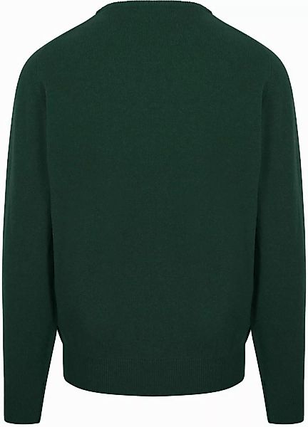 William Lockie Pullover Lammwolle Tartan Dunkelgrün - Größe XXL günstig online kaufen