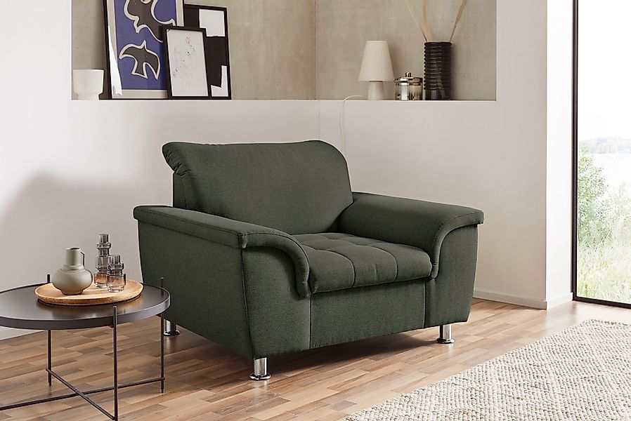 DOMO collection Sessel "Franzi", wahlweise mit Kopfteilverstellung günstig online kaufen