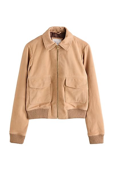 Next Lederjacke Blouson aus echtem Veloursleder günstig online kaufen