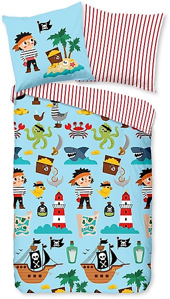 good morning Kinderbettwäsche "Caribbean" 2 Stk. tlg. Baumwolle, Reißversch günstig online kaufen