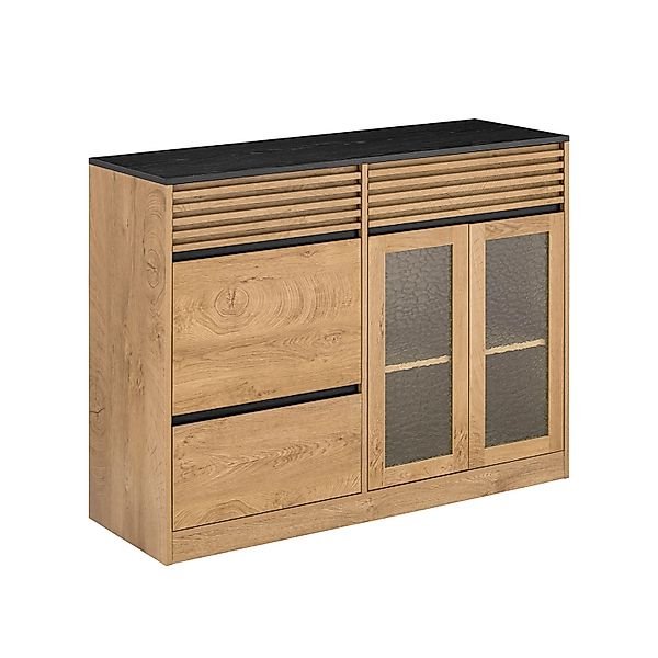 SoBuy Sideboard Kommode Küchenschrank Flurschrank 112x89x40cm FSB99-N günstig online kaufen