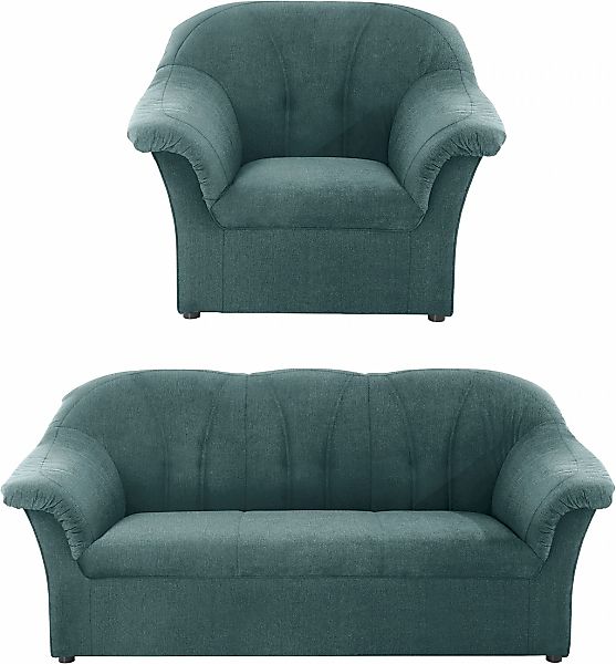 DOMO collection Polstergarnitur "Pegnitz zeitlos und elegant" Set, Sessel u günstig online kaufen