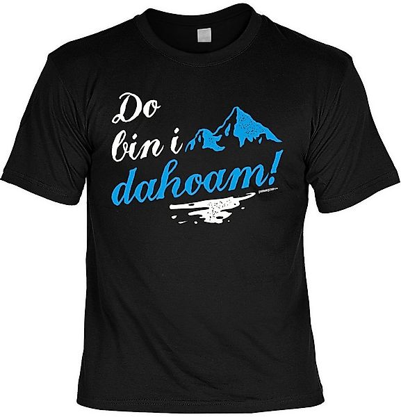 Art & Detail Shirt T-Shirt BERGE Do bin i dahoam! Lustige Sprüche Fun T-shi günstig online kaufen