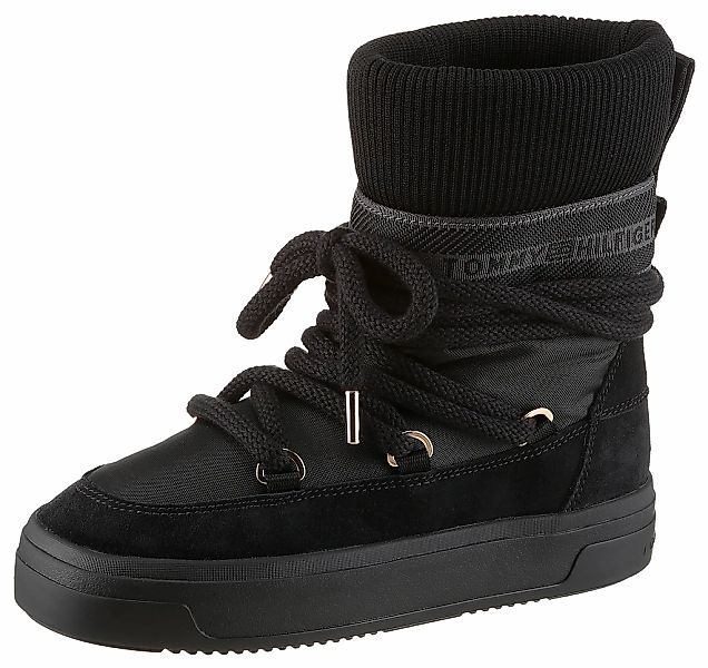 Tommy Hilfiger Schnürboots "TOMMYTECH LOGOTAPE SNOWBOOT WARM", Plateau, Sch günstig online kaufen