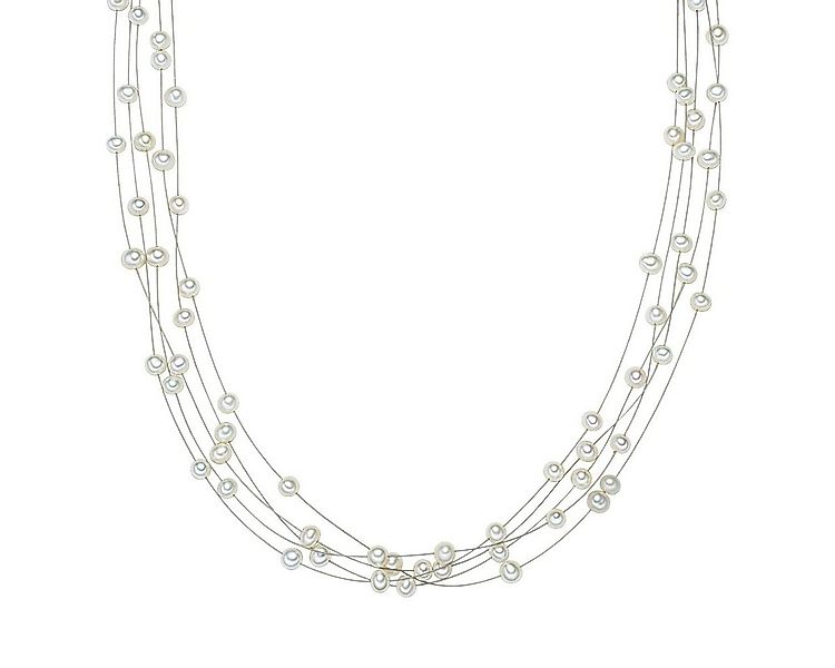 Valero Pearls Perlenkette silber, aus Süßwasser-Zuchtperlen günstig online kaufen