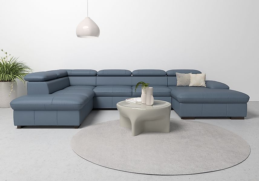 Home affaire Wohnlandschaft Alberto U-Form, mit günstig online kaufen