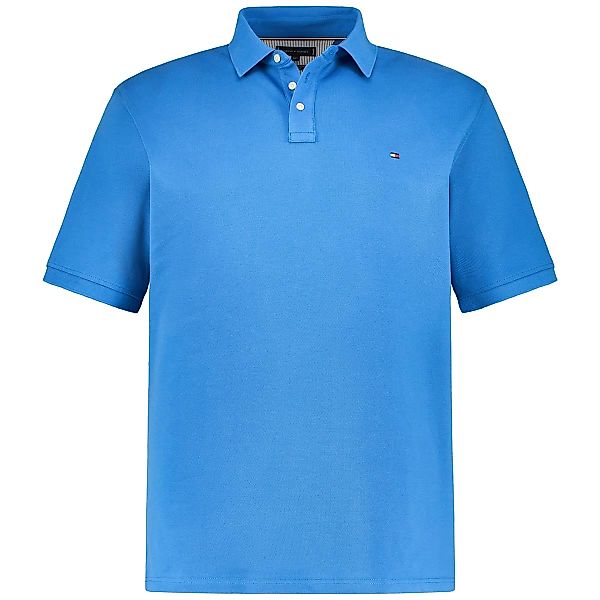 Tommy Hilfiger Poloshirt mit Stretch Farbe mittelblau Größe: 5XL günstig online kaufen