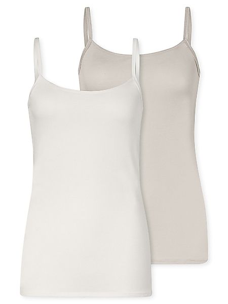 Schiesser Spaghettitop Modal Essentials (2-tlg) schmale günstig online kaufen