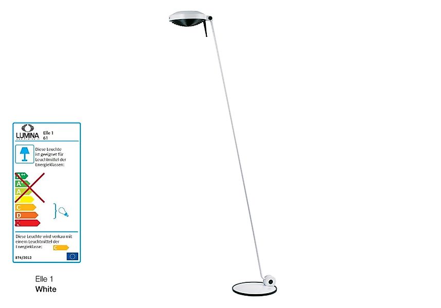 Elle 1 Stehlampe weiß günstig online kaufen