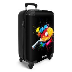 NoBoringSuitcases.com© Hartschalen-Trolley Tischtennis mit bunten Farben günstig online kaufen