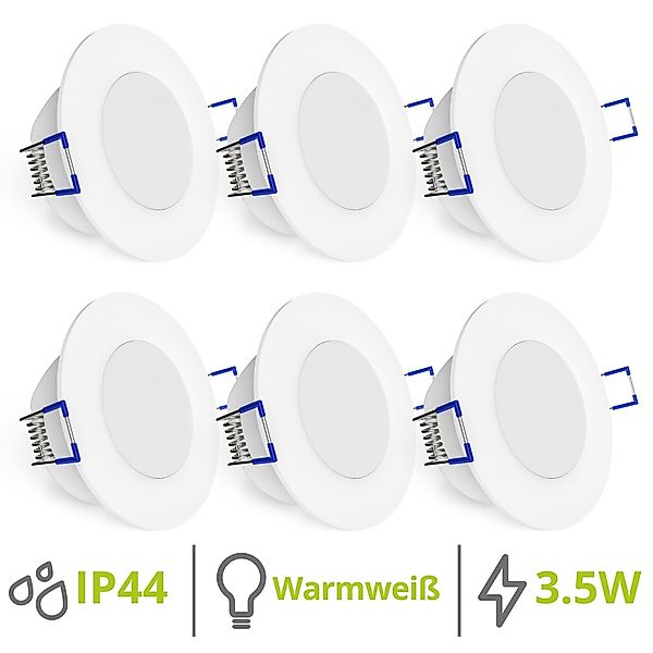 linovum LED Einbaustrahler 6er Set flache günstig online kaufen