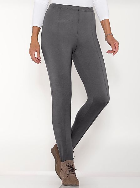 Sieh an! Jerseyhose Bügelfaltenhose Innenbeinlänge ca. günstig online kaufen