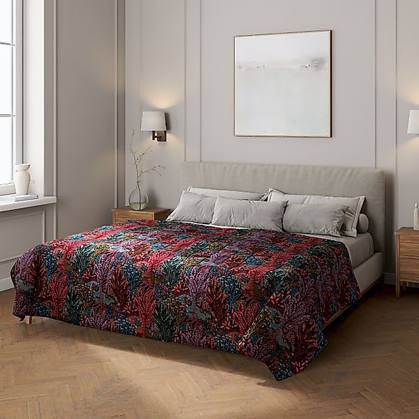 Tagesdecke mit Streifen-Steppung, bunt, Intenso Premium (144-26) günstig online kaufen
