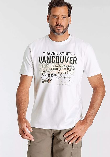 Man's World T-Shirt Kurzarm, bedruckt, Rundhalsausschnitt, günstig online kaufen