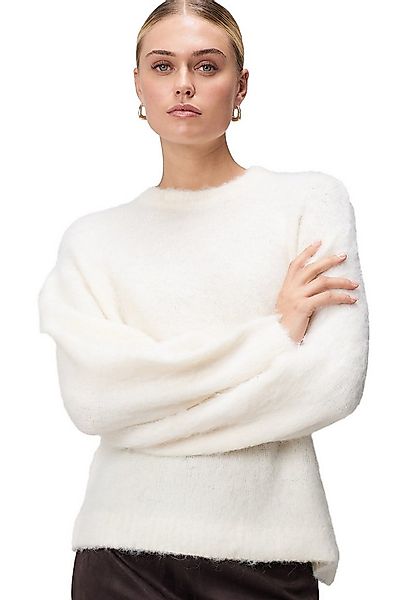 Zero Strickpullover Damen mit Flaum (1-tlg) Plain/ohne Details günstig online kaufen