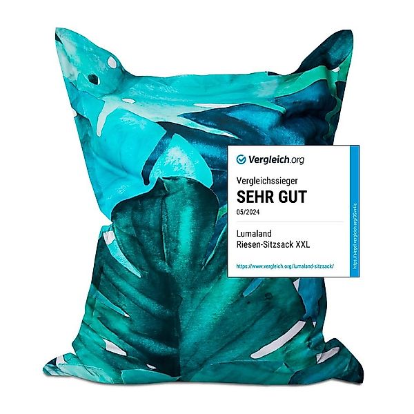 Lumaland Sitzsack XXL Bean Bag Riesen-Sitzkissen günstig online kaufen
