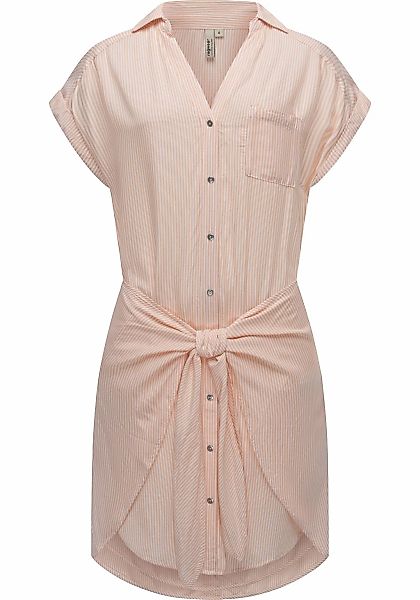 Ragwear Blusenkleid "Bahaya Stripe" Brusttaschen gestreiftes Damen Sommerkl günstig online kaufen