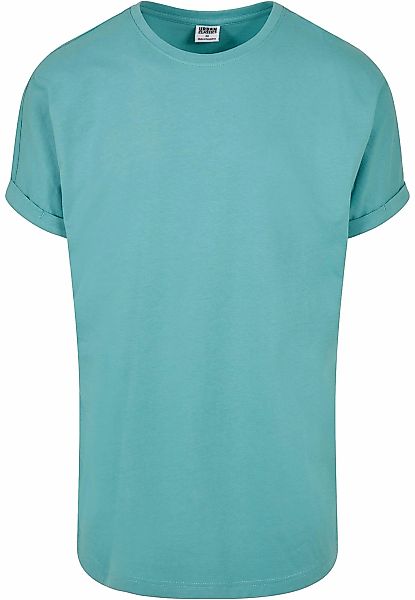 URBAN CLASSICS T-Shirt "Urban Classics Herren Long Shaped Turnup Tee" 1 Stk günstig online kaufen