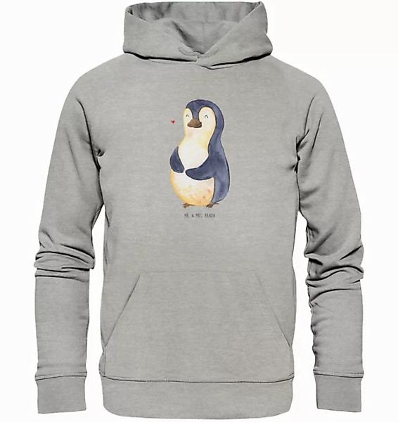 Mr. & Mrs. Panda Hoodie Pinguin Diät Größe XXL - Heather Grey - Geschenk, g günstig online kaufen