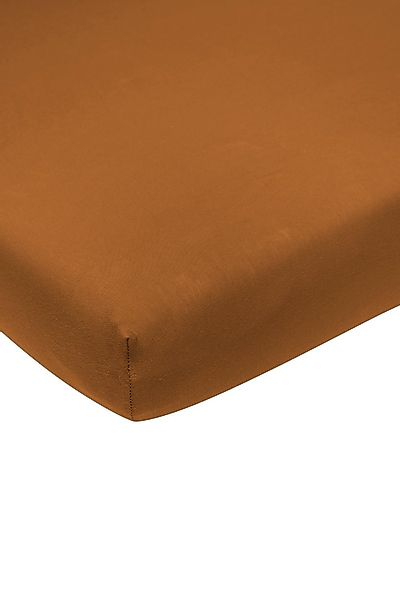 Meyco Baby Spannbettlaken Uni Camel, Jersey, günstig online kaufen