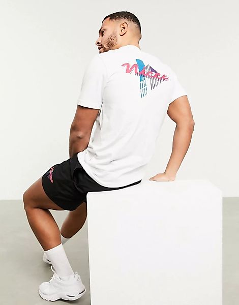 Nicce – Miami – Weißes T-Shirt mit Rücken-Print günstig online kaufen