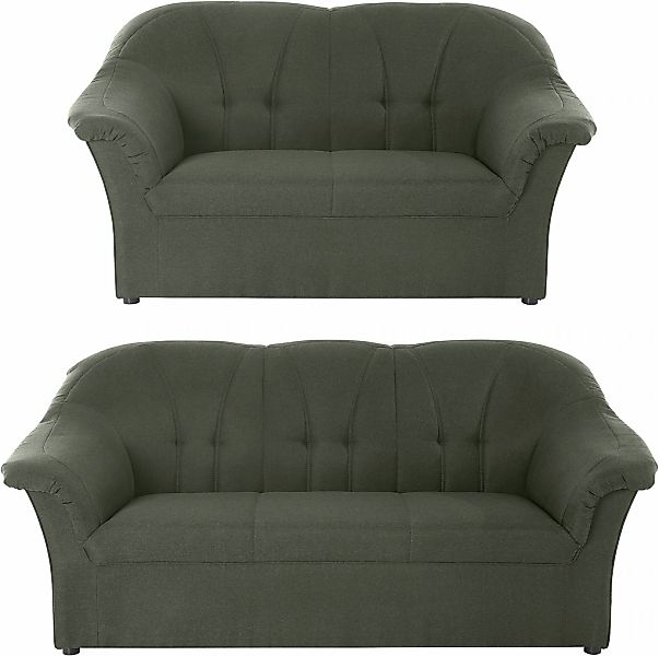DOMO collection Polstergarnitur "Pegnitz", (Set), 3-Sitzer & 2-Sitzer-Set günstig online kaufen