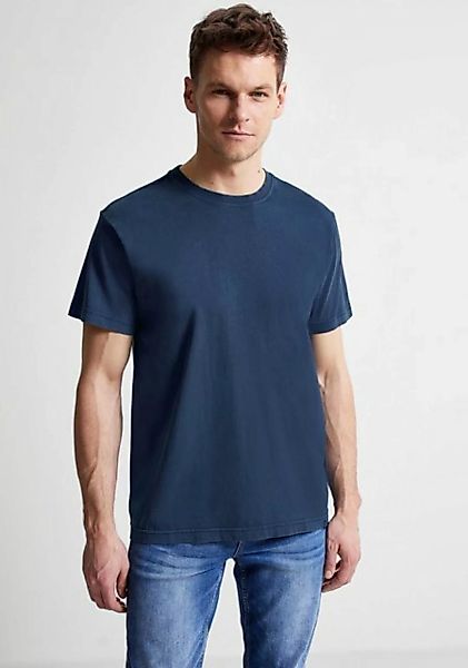 STREET ONE MEN T-Shirt mit hüftbedeckender Länge günstig online kaufen