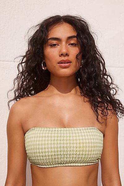 Next Bandeau-Bikini-Top Gesmoktes Bandeau-Bikinioberteil (1-St) günstig online kaufen