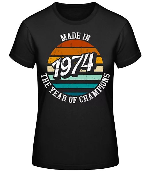 1974 The Year Of Champions · Frauen Basic T-Shirt günstig online kaufen