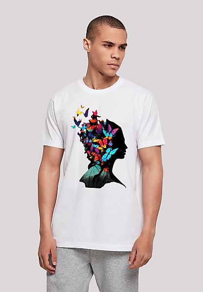 F4NT4STIC T-Shirt "Schmetterling Silhouette TEE UNISEX", Print günstig online kaufen