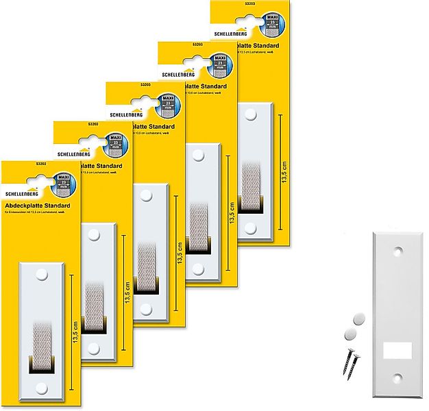 SCHELLENBERG Gurtwickler-Abdeckplatte Standard Maxi, 13,5 cm Lochabstand, l günstig online kaufen