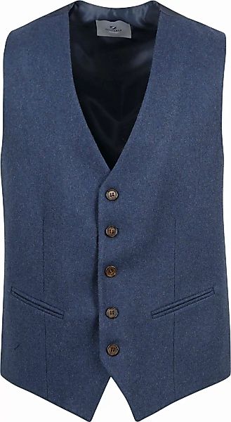 Suitable Weste Tweed Mid Blau - Größe 54 günstig online kaufen