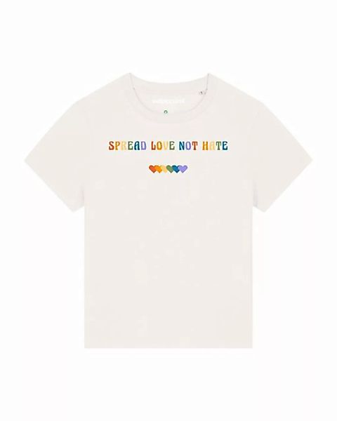 wat? Apparel Print-Shirt Spread Love not Hate (1-tlg) günstig online kaufen