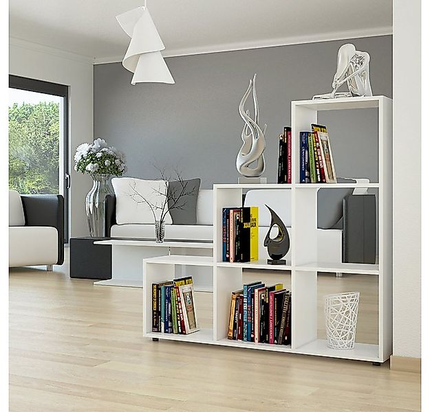 Vicco Raumteiler, Weiß, 107.2 x 107.8 cm, 1-tlg., Drehbar günstig online kaufen