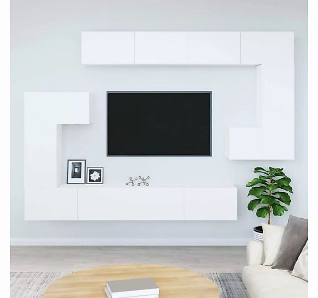 furnicato TV-Schrank TV-Wandschrank Weiß Holzwerkstoff günstig online kaufen