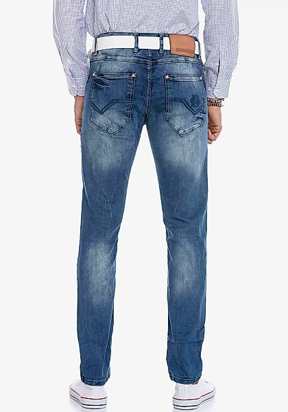 Cipo & Baxx Bequeme Jeans, mit lässiger Waschung in Straight Fit günstig online kaufen