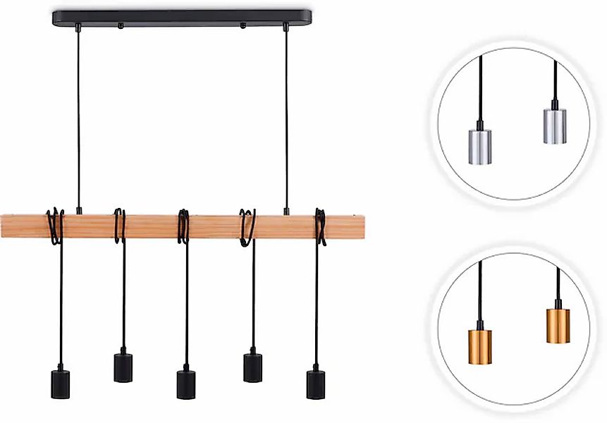 Paco Home Pendelleuchte »SINA«, Leuchtmittel E27   ohne Leuchtmittel, LED P günstig online kaufen