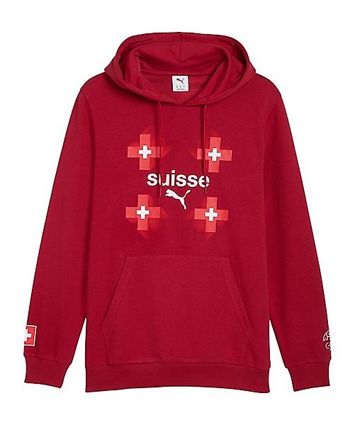 PUMA Sweatshirt PUMA Switzerland FtblCulture Hoody Herren Baumwolle günstig online kaufen