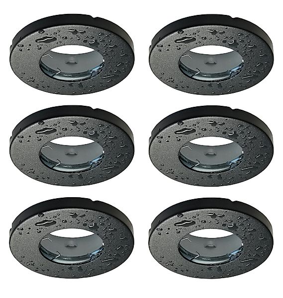 TRANGO LED Einbauleuchte, 6729IP-065AK Einbaustrahler Rund günstig online kaufen