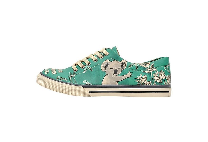 DOGO Classic Schnürsneaker Koala Hug Damen Sneaker Sneaker Handgefertigt günstig online kaufen